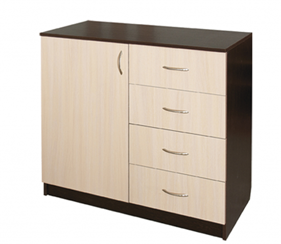 Комод К-2.3 Венге/Дуб молочный 930х900х486 Комод К-2.3 11 - фото 13509