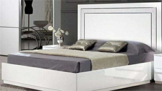 Кровать ВЕНЕЦИЯ 160 см ПМ Белая 1220х1680х2069 МЕБЕЛЬСПАЛ08 - фото 14111